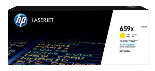 HP 659X 黃色原廠 LaserJet 高容量碳粉匣 (W2012X) For HP M856dn / M776