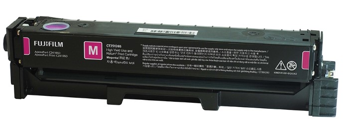 FUJIFILM CT351265 原廠高容量紅色碳粉匣 (4.5K) for ApeosPort Print C2410SD/ApeosPort C2410SD